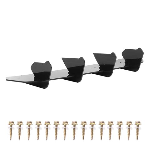 Buy Car Rear Bumper Diffuser Bright Black Rear Bumper Diffuser High ...