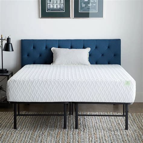 Lucid Dream Collection 10-in. Plush Memory Foam Mattress with Platform ...