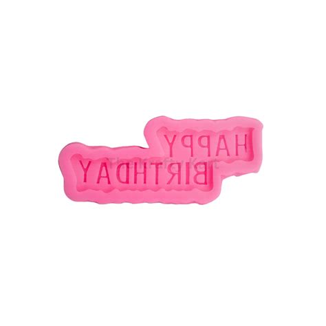 Happy Birthday Pink Candle Mould for simple | Buy Online at Best Price