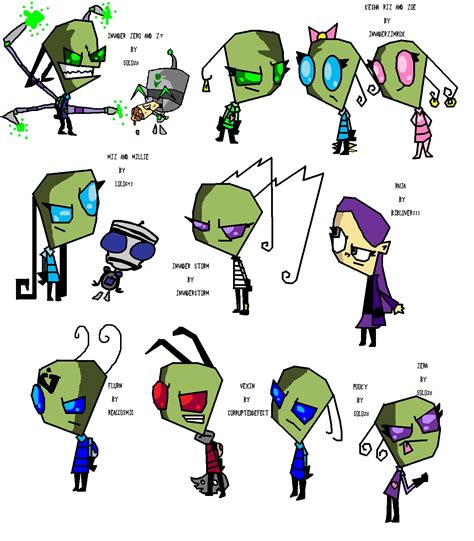 Zim Invader Characters at Terry Prater blog