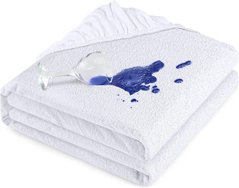 Utopia Bedding Protège Matelas 160 x 200 x 30 cm Imperméable, Viscose ...