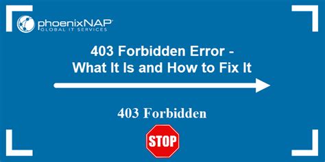 HTTP Error 403, What does 403 Error | Education and Information ...
