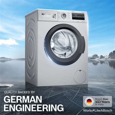 BOSCH 8 kg Fully Automatic Front Load Washing Machine with In-built ...