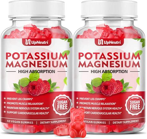 Amazon.com: Potassium Magnesium Supplement Gummies for Adults Kids ...