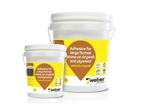 Stone Tile Adhesive| weberfix drywall by Saint-Gobain Weber India