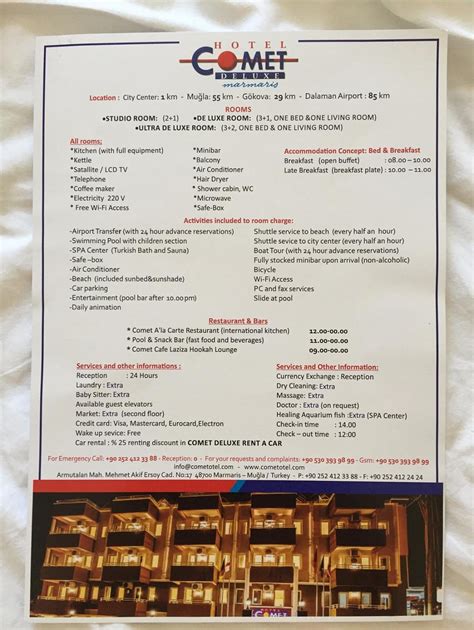 COMET DELUXE HOTEL (Marmaris) - Hotel Reviews & Photos - Tripadvisor