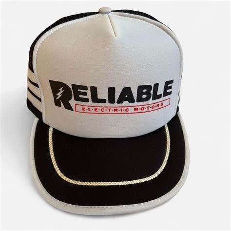 Vintage Reliable Electric Motors Foam Mesh Trucker... | Depop