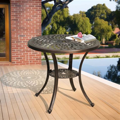 Metal Circular Outdoor Table