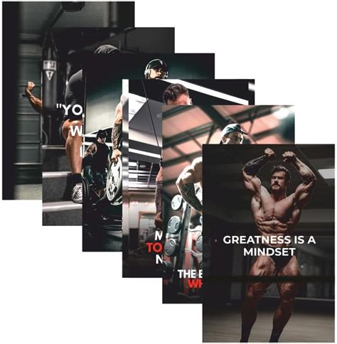 POSTER WALLAH Chris Bumstead Gym Motivational Poster for Home Office ...