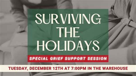 Surviving the Holidays {Special Grief Support Session}, Grace Covenant ...