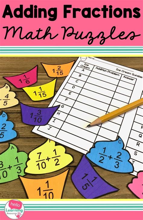 Image result for Adding Fractions Fun Lesson