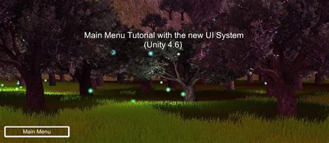 UI Documents Unity Main Menu Screen 的图像结果