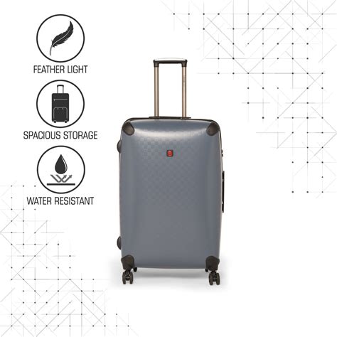 SWISSBRAND AUBONNE Range Dark Grey Color Hard Luggage – BEAUTY SCENTIMENTS