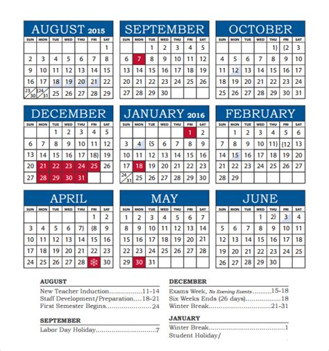 Academic Calendar Risd - prntbl.concejomunicipaldechinu.gov.co