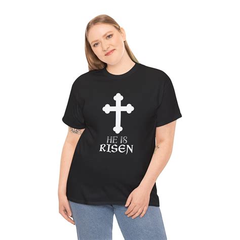 Christ is Risen Greek Russian Eastern Orthodox Pascha Easter Plus Size ...