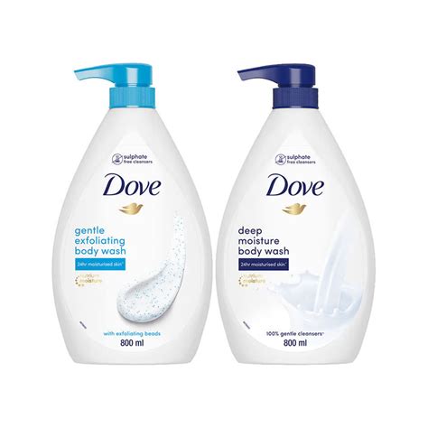 Dove Bestseller Body Wash Value Pack - Deep Moisture & Gentle ...