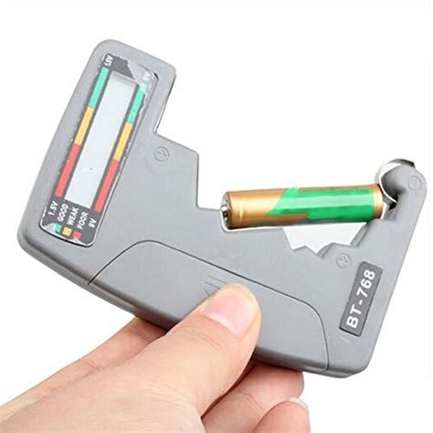 amiciSense Universal Digital Lcd Battery Tester For Testing 9V To 1.5V ...