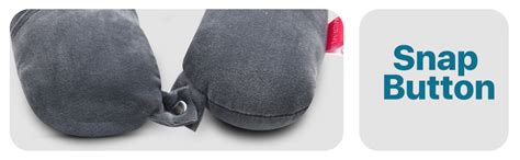 Trajectory Supercomfy Grey Neck Pillow Rest Cushion for Travel in ...