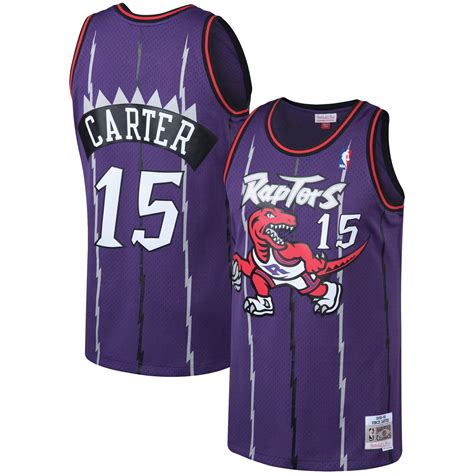Mitchell & Ness Vince Carter Toronto Raptors Purple Big & Tall Hardwood ...