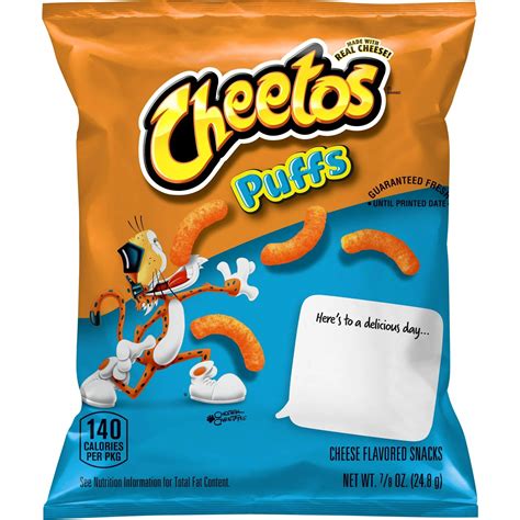 Buy Cheetos Puffs Corn Puffs Snacks Made with Real Cheese, 0.8749 Ounce ...