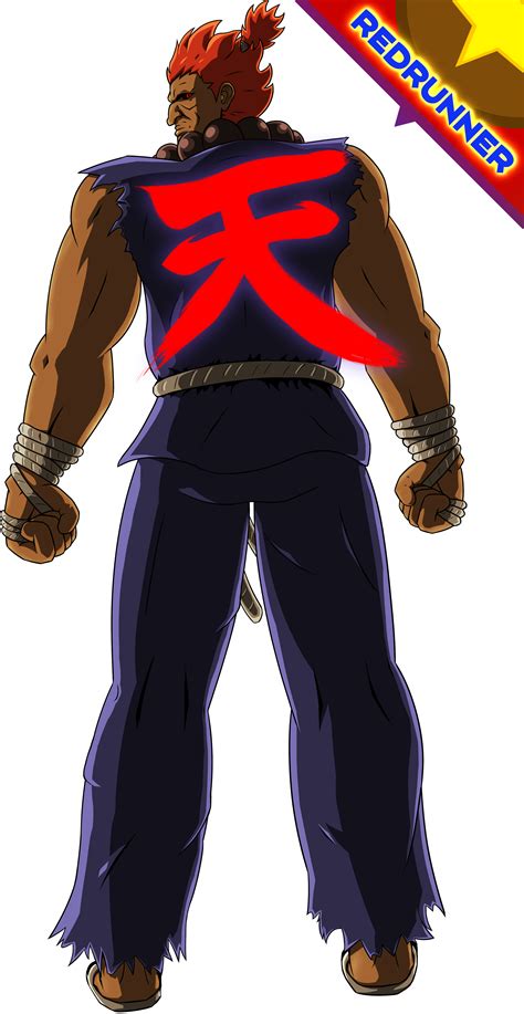 Akuma Fanart Render by Redrunner613 on DeviantArt