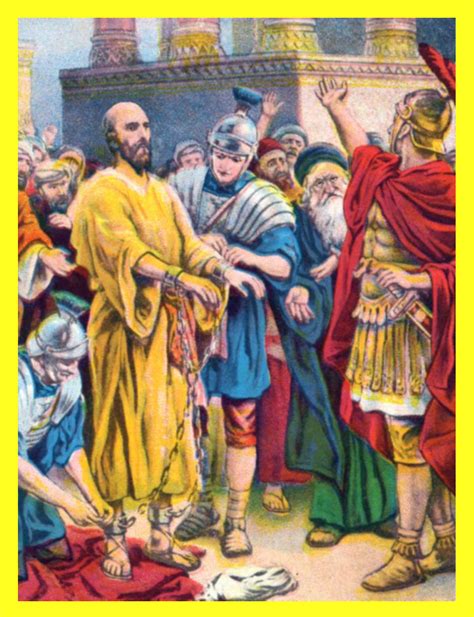 Apostle Paul And Silas In Prison