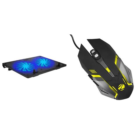 Zebronics, ZEB-NC3300 USB Powered Laptop Cooling Pad with Dual Fan ...