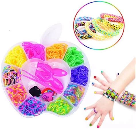 AUTHFORT Rubber Band Bracelet Kit, Loom Bands, Rubber Band Bracelet ...