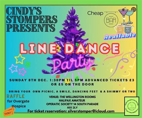 Line Dance Party at the Wellington Rooms HX1 2LY, The Wellington Rooms ...