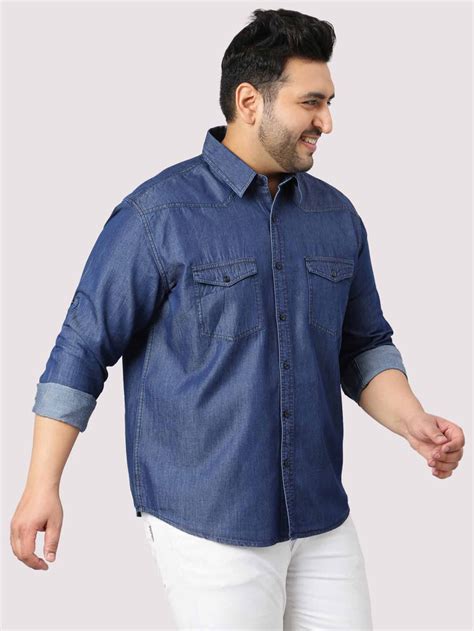 Plus Size Denim Shirts – Best Denim Shirts for Men