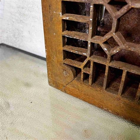 Antique Floor Grate - 12" x 15 1/2" - Historic House Salvage