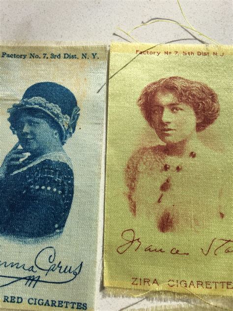 Cigarette Silks Famous Women Actresses Collection Early 1900's ...