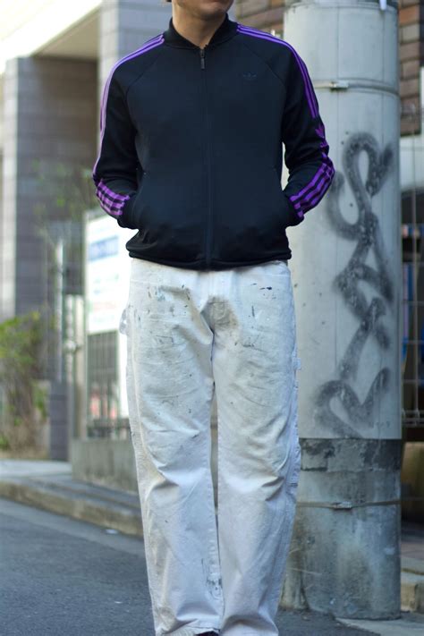 【CUBA】"adidas" ATP type jersey track jacket-8417- | cv