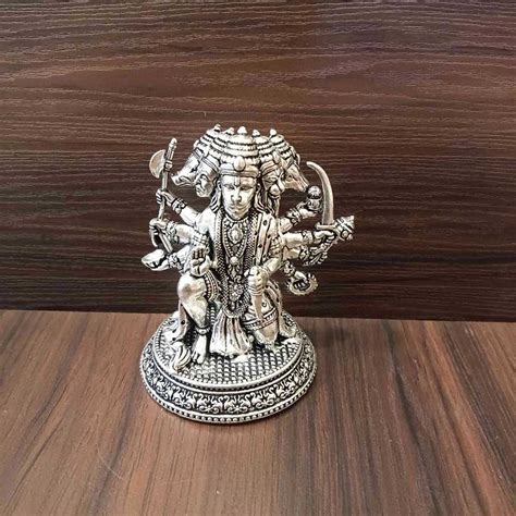 Antiq German Silver Panchmukhi Hanuman 3.5 Inch – Nandi Gifts