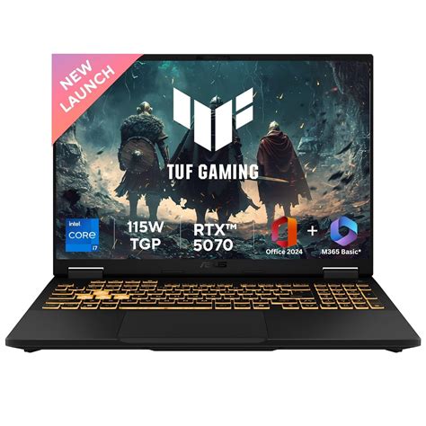 ASUS TUF F16,14th Gen,Intel Core i7 14650HX,Gaming Laptop(RTX 5070-8GB ...