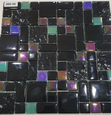 Backsplash Tiles - Kitchen Crystal Glass Mosaic Back Splash Tiles ...