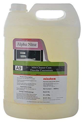 Rainchem Alpha Nine Mild Cleaner Cum Descalar Concentrate 5 Liter Pack ...
