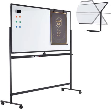 Amazon.com : Dry Erase Whiteboard Easel on Wheels - TANKEE 70" x 36 ...