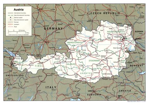Maps of Austria | Detailed map of Austria in English | Tourist map (map of resorts) of Austria ...