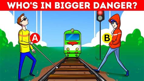 Time To Test Your Detective Skills! Spot Who's In Bigger Danger In 12 ...