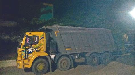 40 illegal trucks with mined M-sand materials seized at Kumari in June
