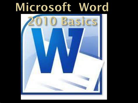 Image result for Microsoft Word 2010 Basics Tutorial