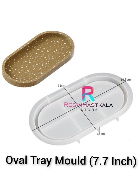 Oval Tray Mould (7.7 Inch) – Resinhastkala Store