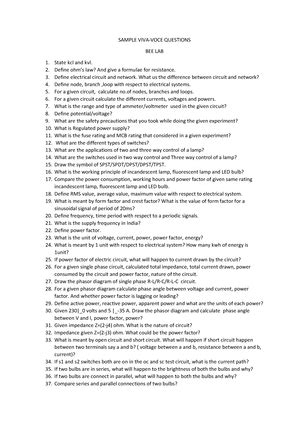 Vtuupdates - Electrical notes - Basic Electrical Engineering - Studocu