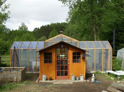 Shed and Greenhouse Combination - The Perfect Garden Oasis