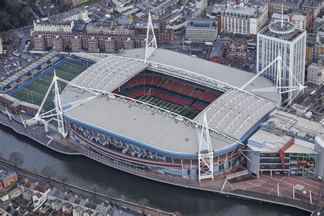 Principality Stadium in Cardiff #aerialphotography #CommissionAir #football #Cardiff ...