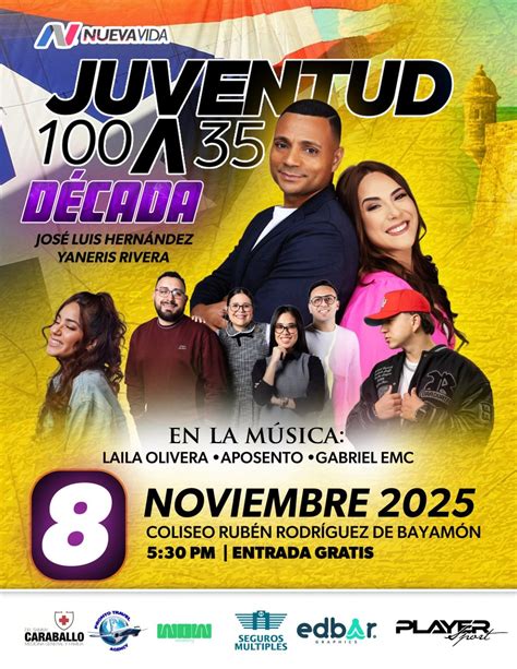 Juventud 100X35 Década , Coliseo Rubén Rodríguez, Bayamon, 8 November ...