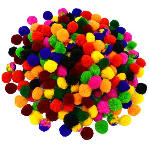 Buy mixed color tiny pom pom balls online at best prices ...
