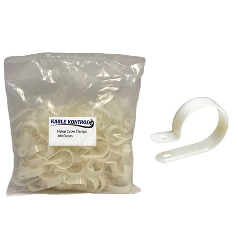 Kable Kontrol Nylon Cable Clamps – 1/4” Diameter – 100 Pcs/Pack ...