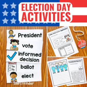 Election Activities for Kindergarten 的图像结果